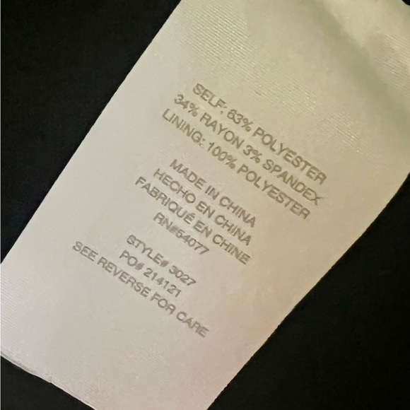 Cabi Abbott black jacket blazer size 10 style 3057 ballon 3/4 length sleeves - Picture 8 of 9